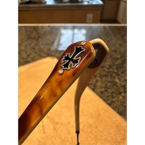 Men’s Chrome Hearts Boned Aviators - Picture 3 of 11